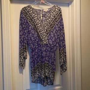 Comfortable long sleeve romper